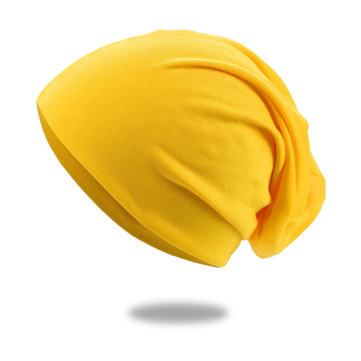 Slouchy Beanie Hat with Breathable Stretch Knit